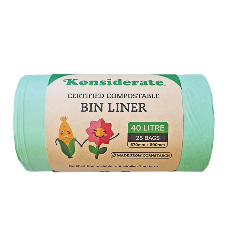 40L Certified Compostable Bin Liner (250 bags/ctn)